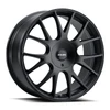 Set 4 18" Kalon 206 Talon Satin Black 18x8 Wheels 5x4.25 5x115 40mm Rims