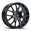 Set 4 18" Kalon 206 Talon Satin Black 18x8 Wheels 5x100 5x4.5 40mm Rims