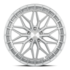 17" Katana Racing KR12 Glossy Silver Wheel 17x7.5 5x4.25 40mm Racing Street Rim