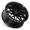 17" Katana Racing KR12 Gloss Black Wheel 17x7.5 5x120 40mm Racing Street Rim