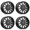 Set 4 17" Katana Racing KR11 Gloss Black Wheels 17x7.5 5x4.25 5x114.3 40mm Rims