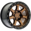 20" Arena A123 Throttle Smoked Bronze Gloss Black Lip 20x9 Wheel 5x5 (5x127) 0mm Offroad For Jeep Truck Rim