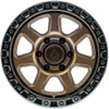 17" Arena A123 Throttle Smoked Bronze Gloss Black Lip 17x9 Wheel 5x5 -12mm Rim