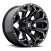 Set 4 18" Fuel D576 Assault 18x9 5x4.5 5x5 -12mm Gloss Black Milled Wheels Rims Lifted Offroad Truck SUV