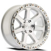 Set 4 17" Arena A123 Throttle Gloss Silver Machined 17x9 Wheels 6x5.5 0mm Rims