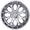 Set 4 22" Edge Off Road 301C Chrome Plated Wheels 22x12 5x5 5x5.5 -44mm Rims