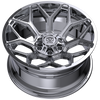 Set 4 22" Edge Off Road 302C Chrome Wheels 22x12 5x5 5x5.5 -44mm Truck Rims