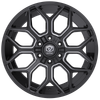 22" Edge Off Road 302BM Gloss Black Milled Accents Wheel 22x12 6x135 6x5.5 -44mm Lifted Truck SUV Rim