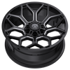 Set 4 22" Edge Off Road 302BM Gloss Black Milled 22x12 5x5 5x5.5 -44mm Wheels