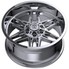 22" Edge Off Road 303C Chrome Plated Wheel 22x12 5x5 5x5.5 -44mm Truck SUV Rim