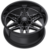 22" Edge Off Road 303BM Gloss Black Milled Accents Wheel 22x12 6x135 6x5.5 -44mm Lifted Truck SUV Rim