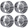 Set 4 20" Edge Off Road 303C Chrome Plated Wheels 20x9 6x135 6x5.5 0mm Rims