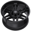 Set 4 20" Edge Off Road 303B Gloss Black Wheels 20x10 5x5 5x5.5 -19mm Truck Rims