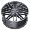 Set 4 18" Edge Street 352A Anthracite Wheels 18x8 5x4.25 5x4.5 40mm Car SUV Rims