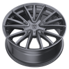 Set 4 18" Edge Street 353A Anthracite Wheels 18x8 5x112 5x4.5 40mm Rims