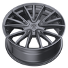Set 4 18" Edge Street 353A Anthracite Wheels 18x8 5x4.25 (5x108) 5x4.5 40mm Rims