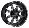 Set 4 Fuel D610 Maverick 20x9 5x5.5 5x150 Gloss Black Milled Wheels 20" 20mm