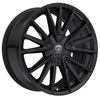 17" Edge Street 353B Gloss Black Wheel 17x7.5 5x100 5x4.5 (5x114.3) 40mm Rim