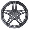 Set 4 19" Edge Street 354A Anthracite Wheels 19x8.5 5x112 5x4.5 40mm Rims