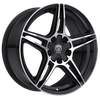 Set 4 19" Edge Street 354MB Gloss Black Machined Wheels 19x8.5 5x112 5x4.5 40mm Rims