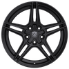 Set 4 18" Edge Street 354B Gloss Black Wheels 18x8 5x112 5x4.5 (5x114.3) 40mm Rims
