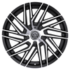 20" Edge Street 355MB Gloss Black Machined Face Wheel 20x8.5 5x4.25 5x4.5 40mm Rim