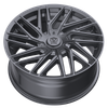 Set 4 18" Edge Street 355A Anthracite Wheels 18x8 5x112 5x4.5 (5x114.3) 40mm Rims