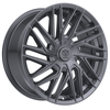 20" Edge Street 355A Anthracite Wheel 20x8.5 5x4.25 (5x108) 5x4.5 40mm Rim