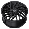 Set 4 20" Edge Street 355B Gloss Black Wheels 20x8.5 5x112 5x4.5 (5x114.3) 40mm Rims