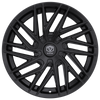 18" Edge Street 355B Gloss Black Wheel 18x8 5x112 5x4.5 (5x114.3) 40mm Rim