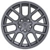 20" Edge Street 356A Anthracite Wheel 20x8.5 5x112 5x4.5 (5x114.3) 40mm Rim
