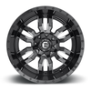Set 4 18" Fuel D595 Sledge 18x9 6x135 6x5.5 Gloss Black Milled Wheels -12mm Rims