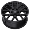 Set 4 18" Edge Street 356B Gloss Black Wheels 18x8 5x4.25 (5x108) 5x4.5 40mm Rims