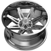 22" Edge Off Road 304C Chrome Plated Wheel 22x12 6x135 6x5.5 -44mm Truck SUV Rim
