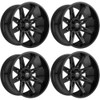 Set 4 22" Edge Off Road 304B Gloss Black Wheels 22x12 6x135 6x5.5 -44mm Rims