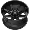 Set 4 22" Edge Off Road 304B Gloss Black Wheels 22x12 5x5 5x5.5 -44mm Truck Rims