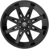 Set 4 20" Edge Off Road 304B Gloss Black Wheels 20x9 6x135 6x5.5 0mm Truck Rims