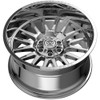22" Edge Off Road 305C Chrome Plated Wheel 22x10 5x5 5x5.5 -19mm Truck Rim
