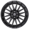 Set 4 22" Edge Off Road 305BM Gloss Black Milled Accents 22x12 8x180 -44mm Rims