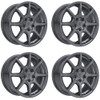 Set 4 17" Edge Street 357A 17x7.5 5x112 5x4.5 40mm Anthracite Wheels Car SUV Rims