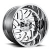 Set 4 Fuel D609 Triton 20x12 6x135 6x5.5 Chrome Plated Wheels 20" -44mm Rims