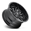 Set 4 Fuel D595 Sledge 18x9 6x135 6x5.5 Gloss Black Milled Truck Wheels 18" 1mm