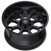 Set 4 20" Edge Off Road 301B 20x9 5x5 5x5.5 0mm Gloss Black Wheels Truck Rims