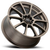 Set 4 17" Focal 448BZ F-20 17x8 5x4.5 5x100 42mm Dark Satin Bronze Street Rims