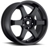 16" Focal 421B X Satin Black 16x7 5x100 5x4.5 42mm Wheel Street Rim