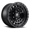 Set 4 17" Fuel D633 Zephyr 17x9 5x5 Matte Black Wheels -12mm For Jeep Truck Rims