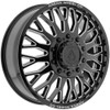 24" Arena A121 Dually Monarch Front Gloss Black Milled 24x8.25 10x225 105mm Rim
