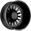 22" Arena A121 Dually Monarch 22x8.25 8x210 -220mm Rear Gloss Black Milled Wheel