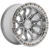 Set 4 17" Arena A120 Terra 17x9 6x135 0mm Wheels Gloss Silver Machined Truck Rim