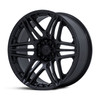 Set 4 20" Fuel FC909 Weapon 20x10 5x5 -18mm Blackout Offroad Lifted Truck Rims